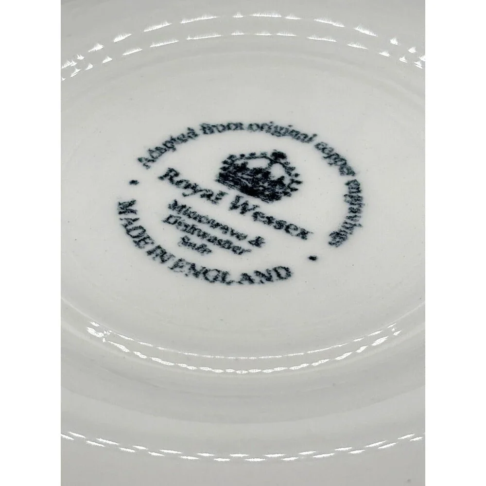 Royal Wessex by Churchill Victorian Calico Porcelain Salad Pasta Bowls Qty 2 NEW